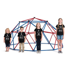 KIDS OUTDOOR CLIMBING DOME 5 Ft. X 10 Ft. Steel