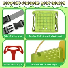 New 3in1 Kids Swing Set Backyard Indoor Toddler Swing With Basketball Hoop