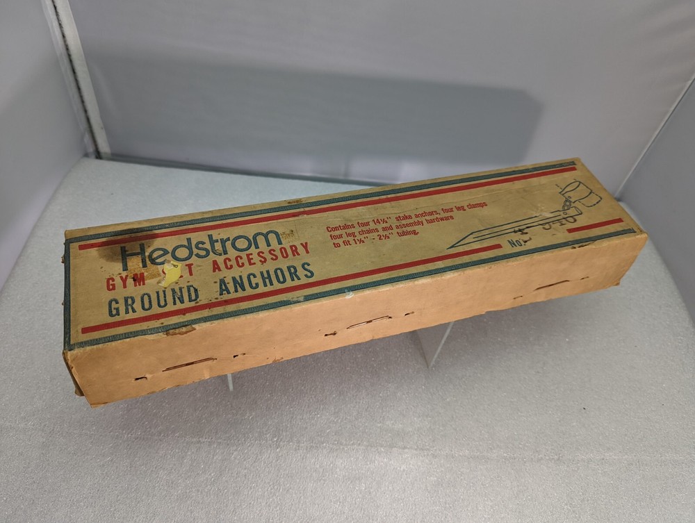 Hedstrom Swing Set Ground Anchors Set of 4 — New Old Stock — No. 4-946