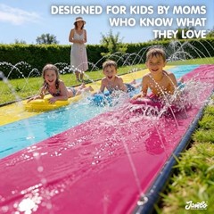 XL 20Ft Summer Vibes Premium Slip and Slide with 3 Bodyboards, Heavy Duty