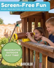 Playhouse Accessories for Kids Outdoor Playset – 11 inch Brown Pirate Playgro…