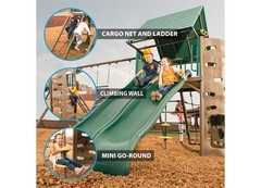 Lifetime 91079 Big Stuff Two-Slide Swing Set