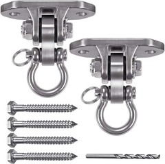2 Pcs Heavy Duty Swing Hangers Stainless Steel 304 Antirust, 2000 lb Capacity…