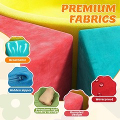 Soft Foam Climbing Blocks Set for Toddlers Indoor Climbing Play Gym Toys