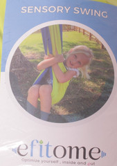 Sensory Swing for Kids, Indoor Ceiling/Outdoor Tree Hanging Kit Included, yellow