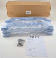 ESPETS 6pc 17″ Blue Metal Safety Handles Playground Kids Swing Set Monkey Bar
