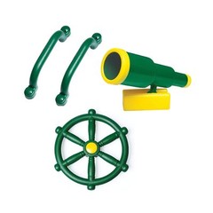 Playground Accessories for Kids Outdoor Playset Kids Pirate Telescope, Steeri…
