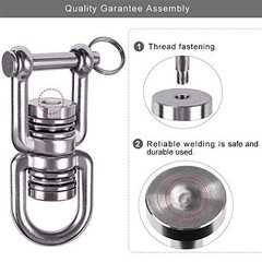 360 Degree Swing Swivel 2 Bearing 770LB Rotational Device for Tree Swing Aerial