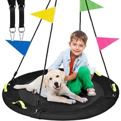 Tree Swing, Saucer Flying Swing for Kids, 900lbs Weight Capacity, with 40 Inch