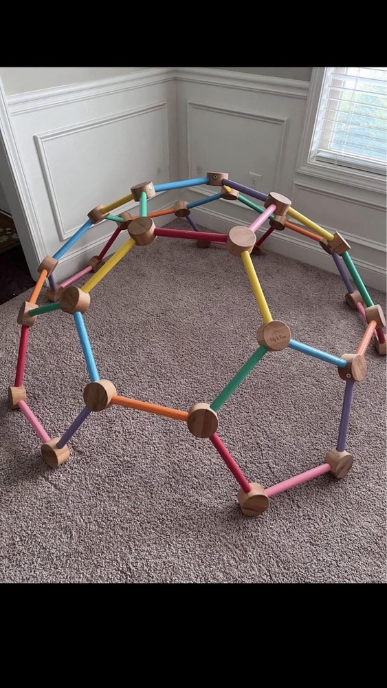 Lily and River little DOME climb, hang and play ages 2-6 indoor playground USED