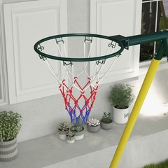 Metal Swing Set for Backyard 5 in 1 Design for Ages 3-8, Yellow