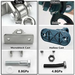 Swing Sets Brackets Heavy Duty – 2 A-Frame End Swing Set Brackets and 4 Swing…
