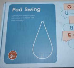 New Outree children’s sensory hanging pod swing–green–attach to ceiling