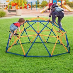 TOBBI Kids Jungle Gym Dome Metal Toddler Climbing Frame Sports Play Set for Gift