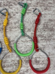 Ninja Rings Monkey Bars Swing Trapeze Bar Playground Swingset Rings Ninja Course