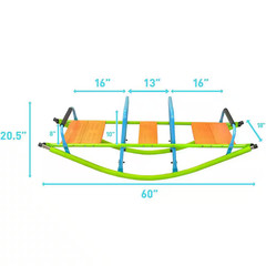 Metal Patio Swing High Quality Seesaw Outdoor Playground Equipment Cute Rocker