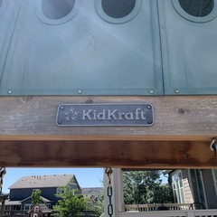 KidKraft Skyway Resort Wooden Outdoor Swing Set for Ages 4-8 Pick up only