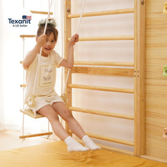 Walnut Modular 9-In-1 Swedish Ladder Wall Gym & Climber – Montessori Indoor Play