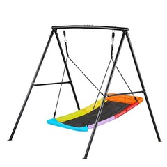 Uimoso Outdoor Swing Set with A-Frame Stand for Kids, 60 x 32 in, Backyard Use