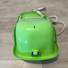 Toddler Swing Seat – Green/Blue with Safety Straps & Ropes