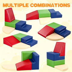 Soft Climbing Blocks for Toddlers: Waterproof PU Leather Play Set – 4 PCS Indoor
