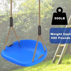 Heavy Duty Swing Seat for Adults Kids Tree Swing with Weather Proof Ropes Swi…