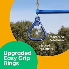 Swing Sets for Backyard, Monkey Bars & Swingset Accessories – Set Blue