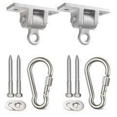 Quiet-Use Heavy Duty Swing Hangers – 2 Pack with 300lb Load Capacity, Easy Setup
