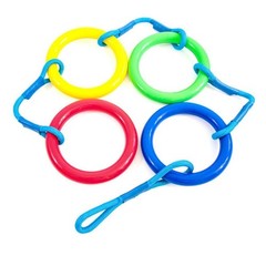 Gymnastic Swing Playground Climbing Ring Set for Climbing Garden Backyard