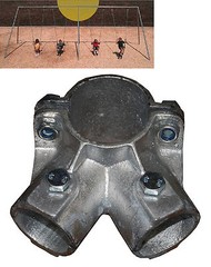 Pipe Swing Set frame Hanger 2 3/8″ Pipe Swing Frame Center Playground Hardware 1