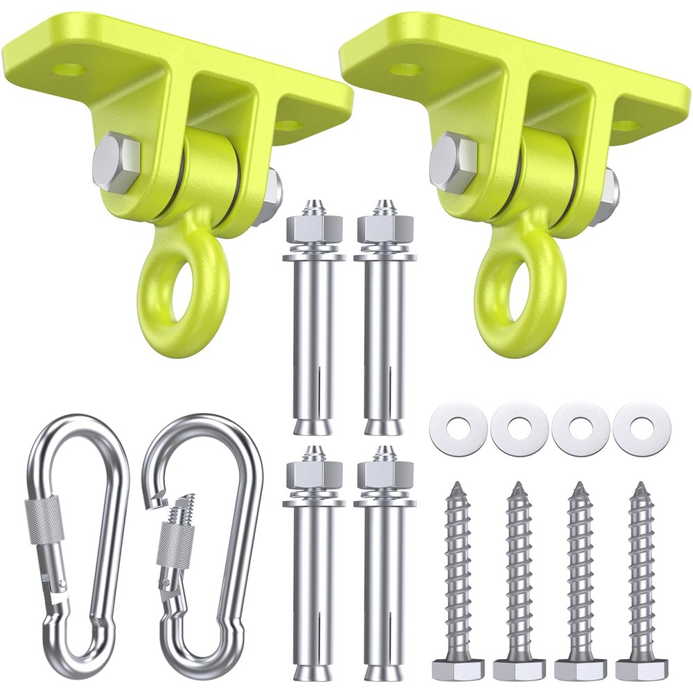 Swing Hangers for Wooden Sets Pack of 2 Heavy Duty Swingset Hardware with Loc…
