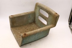 Vintage Metal Playground Swing Seat ~13x13x9″ Blue Valley Ind Mexico PA #2