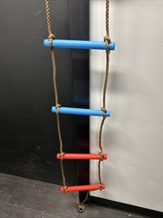 6.8ft Climbing Rope Ladder for Kids or Adult – Climbing Game for Swing Access…