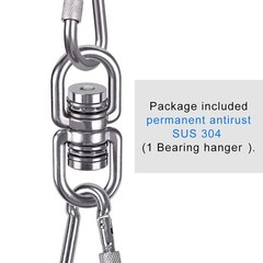 SELEWARE Bearing Swing Swivel, 360° 3.77 x 1.57 inches, Swivel Only