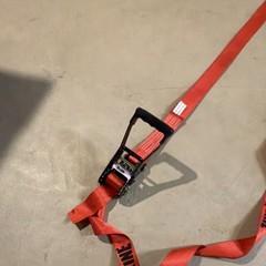 NinjaLine Outdoor Obstacle Course Slackline Kit with Rings and Bar.