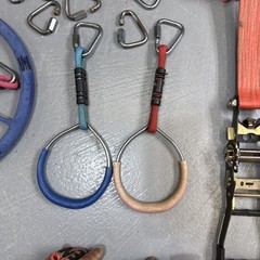 Slackers Ninja Line Slackline Obstacles Grip Ninja Warrior Training Parts Lot