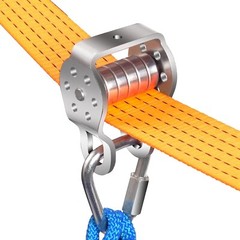 hooroor Slackline Pulley with 52FT Zipline, Tree Climbing Holds, Monkey Bar, …