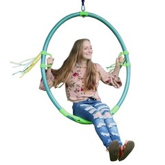M and M Sales Enterprise Hoopla Ring Swing Steel Kids Outdoor 150lb Capacity