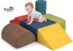 Climbing Blocks for Toddlers, 6 Pieces Toddler Climbing Toys Indoor with 30D Hig
