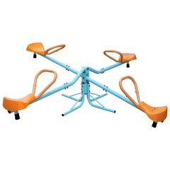 Outdoor Kids Spinning Seesaw Sit & Spin Teeter Totter Playground Equipment