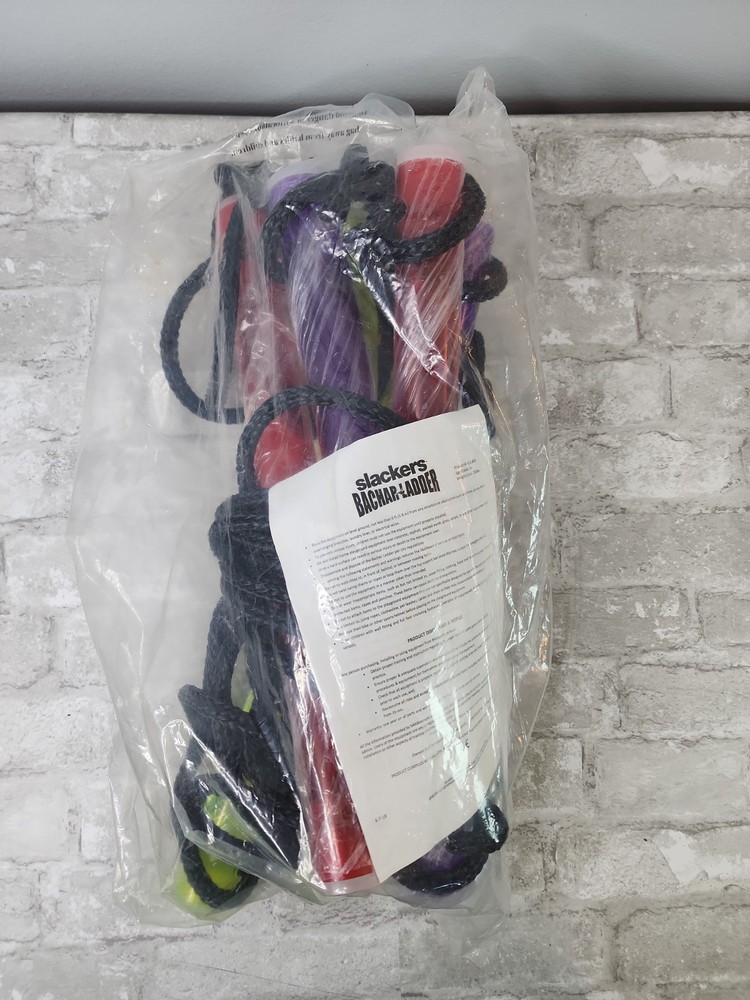 Slackers Bachar Ladder 15 ft NinjaLine Climbing Obstacle Rope Ladder SLA.833 New