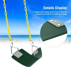 Outdoor Swing Set Replacement Seats – 66 Inch Anti-Rust Chains, 250lb Capacity