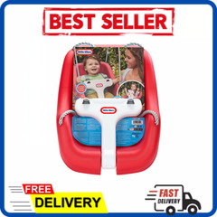 Little Tikes 2-in-1 Snug ‘n Secure Baby Toddler Swing High Back T-Bar Red
