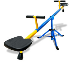 Swivel Teeter Totter Indoor for Toddlers Age 2-5, 360 Seesaw Frame Expands