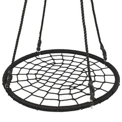 48″ Spider Web Swing Set Large Platform Net Adjustable Hanging Ropes for Kids
