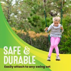 Tree Outdoor Swing Set Swings – Playground Swing Seat , Swing Set Accessories…
