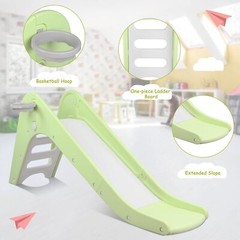 Kids Slide Climber Playset Toddler Climber Indoor Outdoor Freestanding Slide