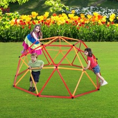 Geometric Dome Steel Frame Climber for Kids, Toddler Jungle Gym Outdoor Activity