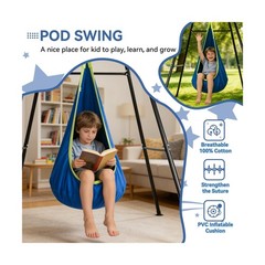 Swing Stand Frame with Sensory Pod Swings,Sensory Swing Set for Kids,Heavy Du…