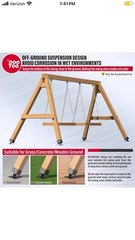 Swing Set Anchor Kit – 4-Pack Stainless Steel Bracket for 4″x4″ Legs